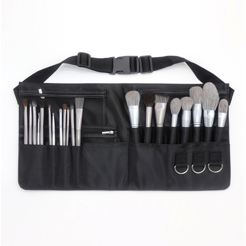 Custom professional makeup brush belt bag