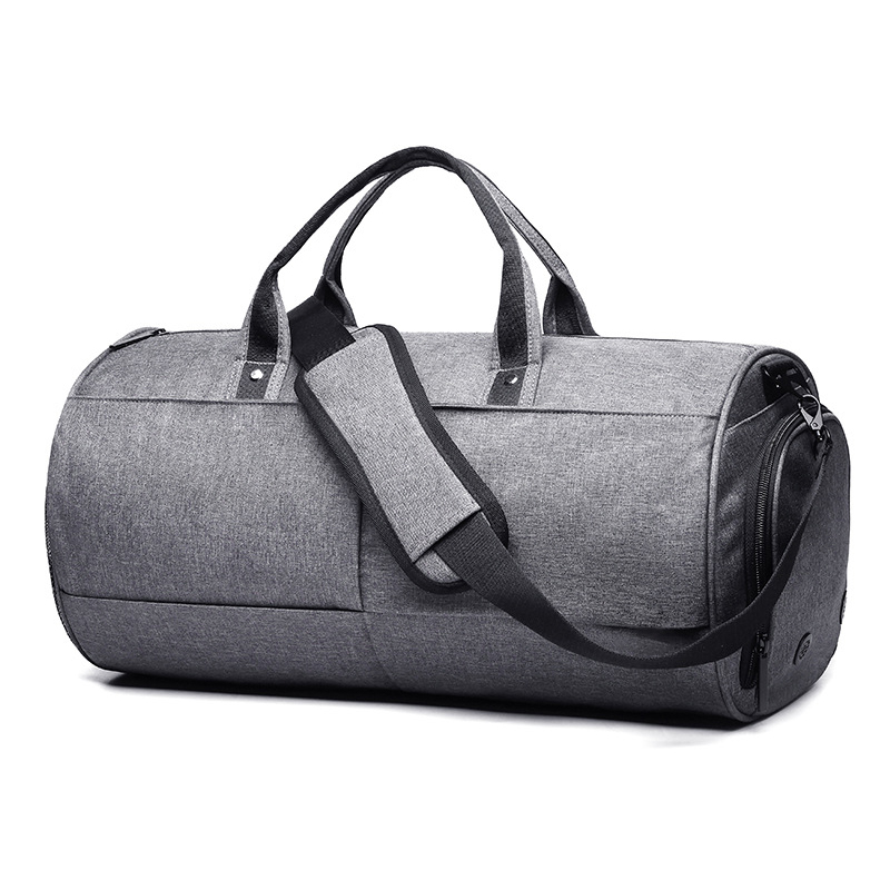 Customized gym bag with shoe compartment