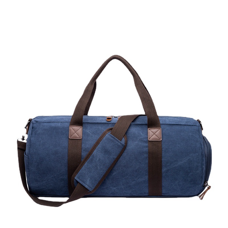 Custom waxed 16A canvas travel duffle bag